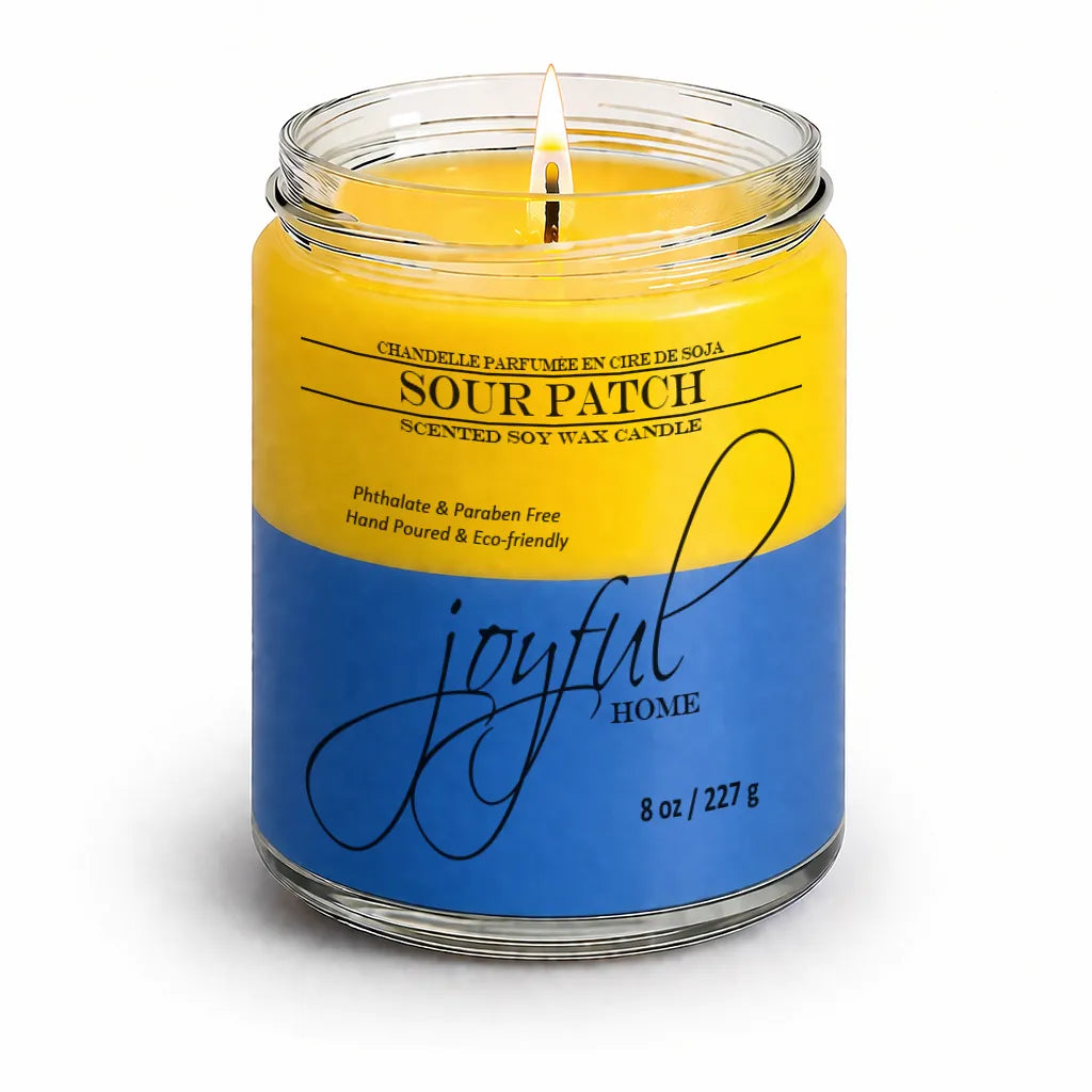 Joyful Home Sour Patch Soy Wax Candle 8oz