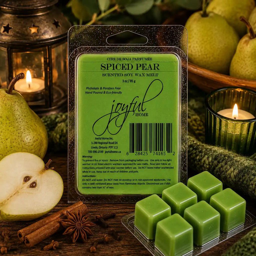 Joyful Home Spiced Pear Soy Wax Melt Scene
