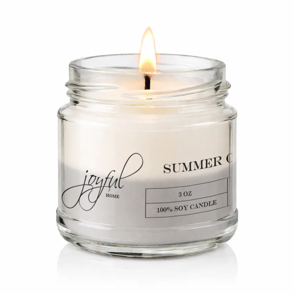Joyful Home Summer Campfire Soy Wax Candle 3oz