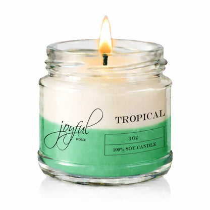 Joyful Home Tropical Island Soy Wax Candle 3oz