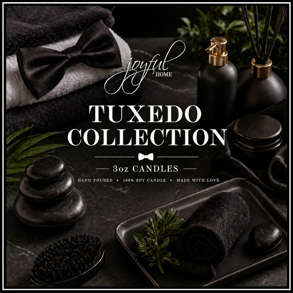 Joyful Home Tuxedo Collection Soy Wax Candles