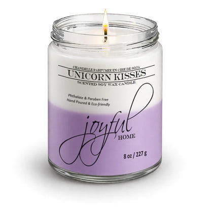 Joyful Home Unicorn Kisses Soy Wax Candle 8oz