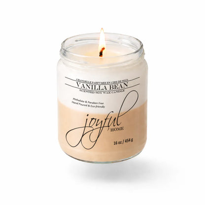 Joyful Home Vanilla Bean Soy Wax Candle 16oz