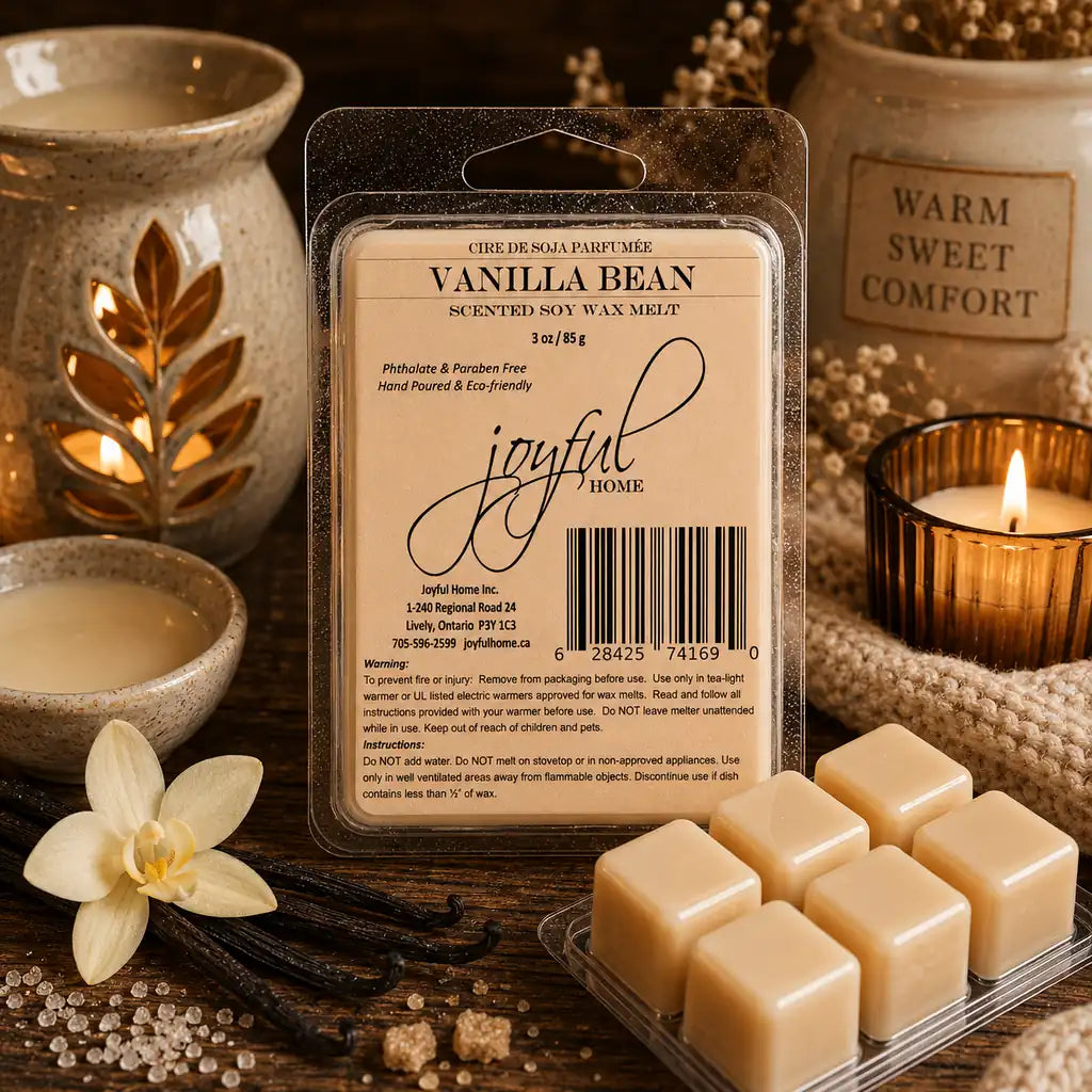 Joyful Home Vanilla Bean Soy Wax Melt Scene