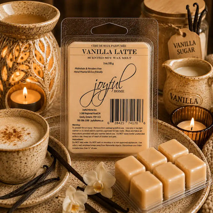 Joyful Home Vanilla Latte Soy Wax Melt Scene