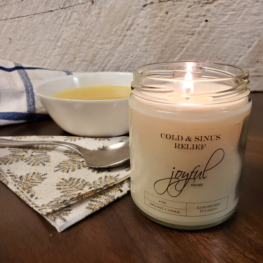 Cold & Sinus Relief Soy Candle