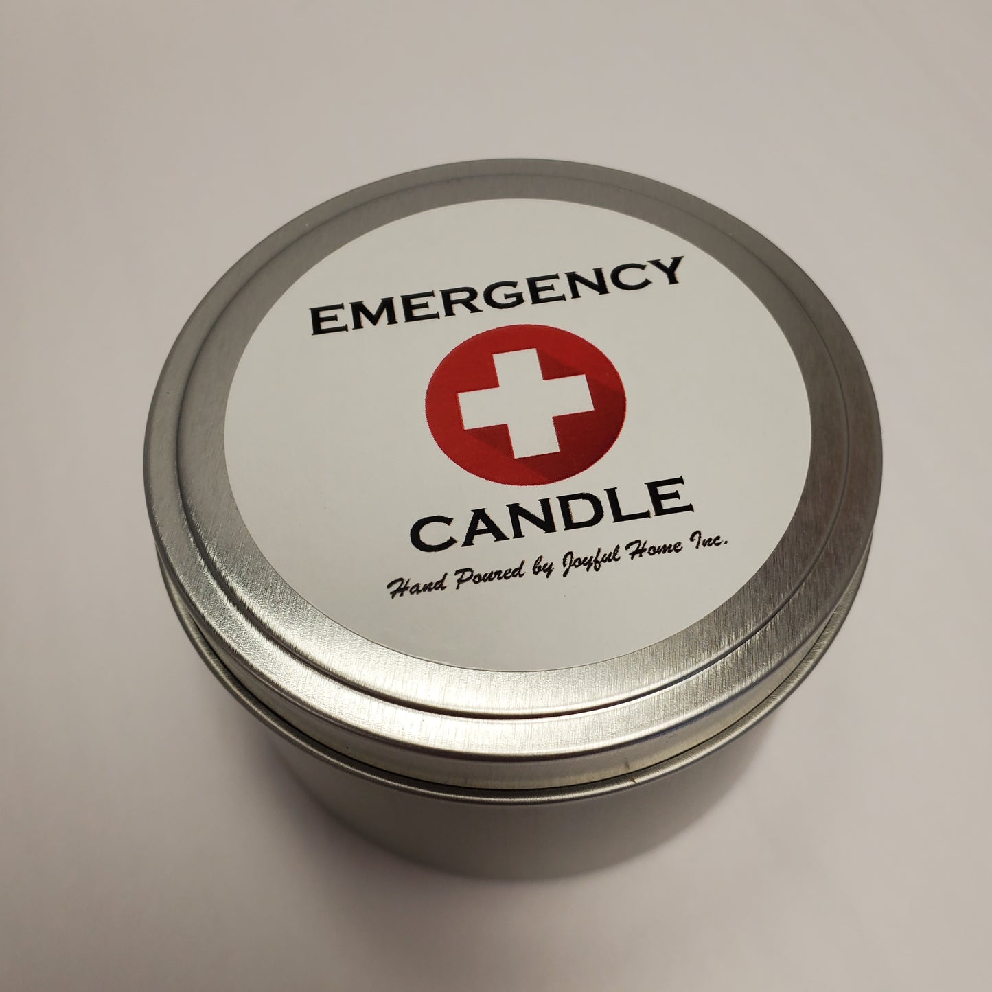 Emergency Unscented Soy Candle - Joyful Home Inc.