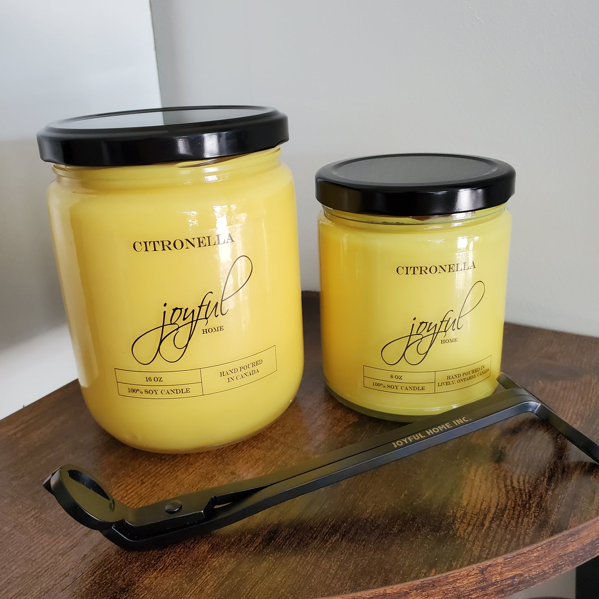 Citronella 16oz and 8oz Soy Wax Candles