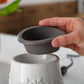 Black Dipped w/Silicone Dish Wax Warmer