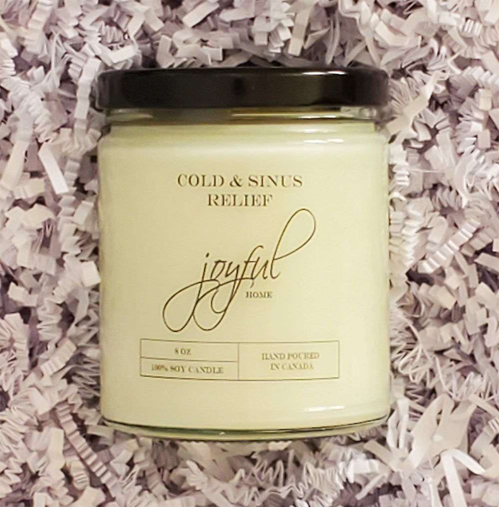 Cold & Sinus Relief Soy Candle