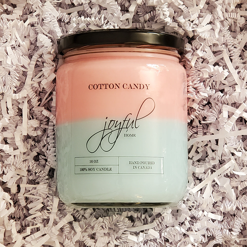 Cotton Candy 16 oz Soy Wax Candle