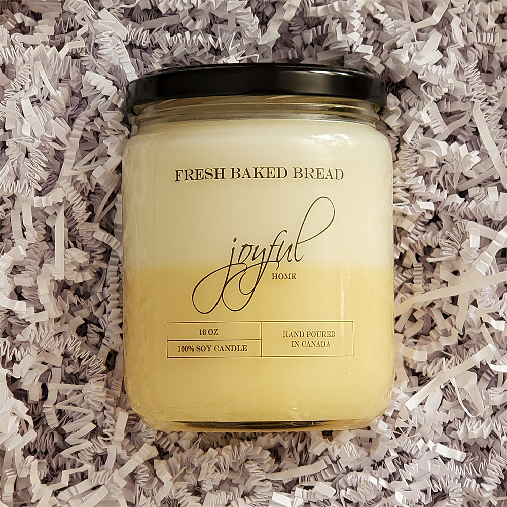 Fresh Baked Bread Soy Wax Candle - 16 oz
