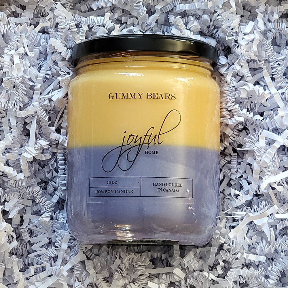 Gummy Bears - 16 oz - Soy Wax Candle