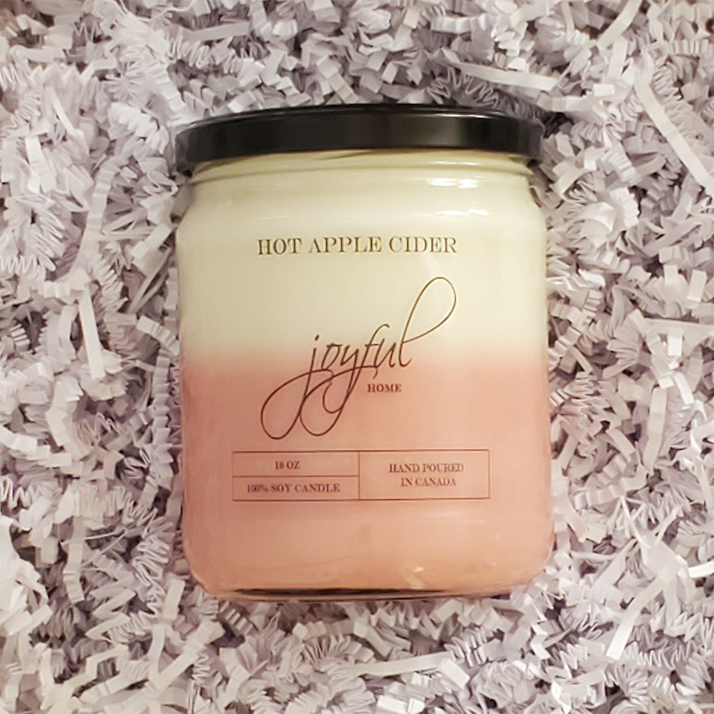 Hot Apple Cider - 16 oz - Soy Wax Candle