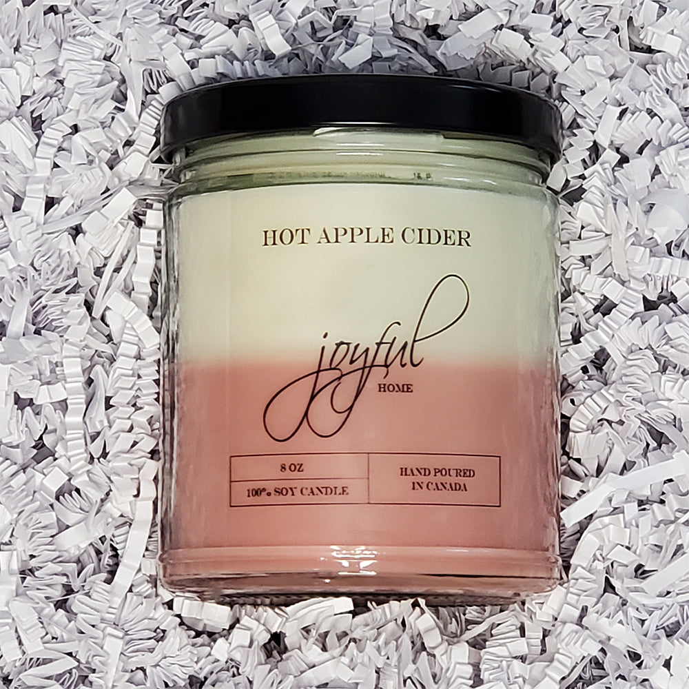 Hot Apple Cider - 8 oz - Soy Wax Candle