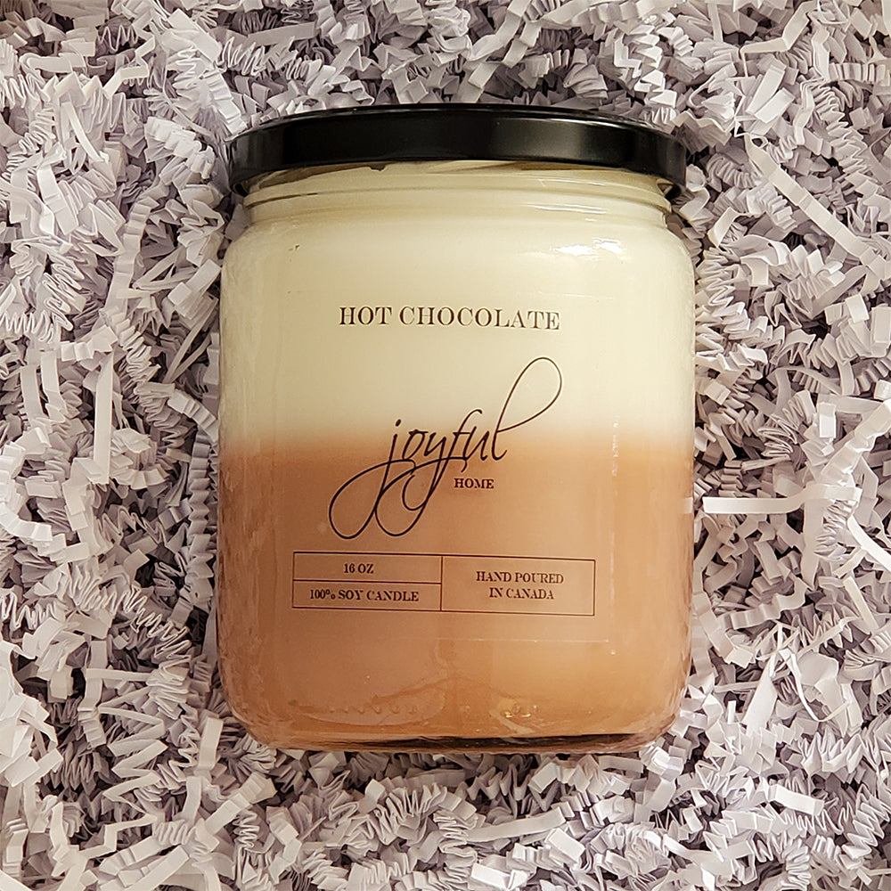 Hot Chocolate - 16 oz - Soy Wax Candle