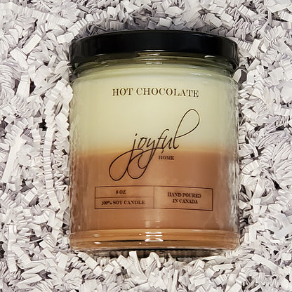 Hot Chocolate - 8 oz - Soy Wax Candle