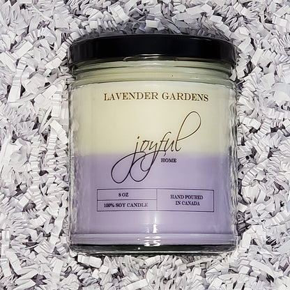 Lavender Gardens - 8 oz - Soy Wax Candle