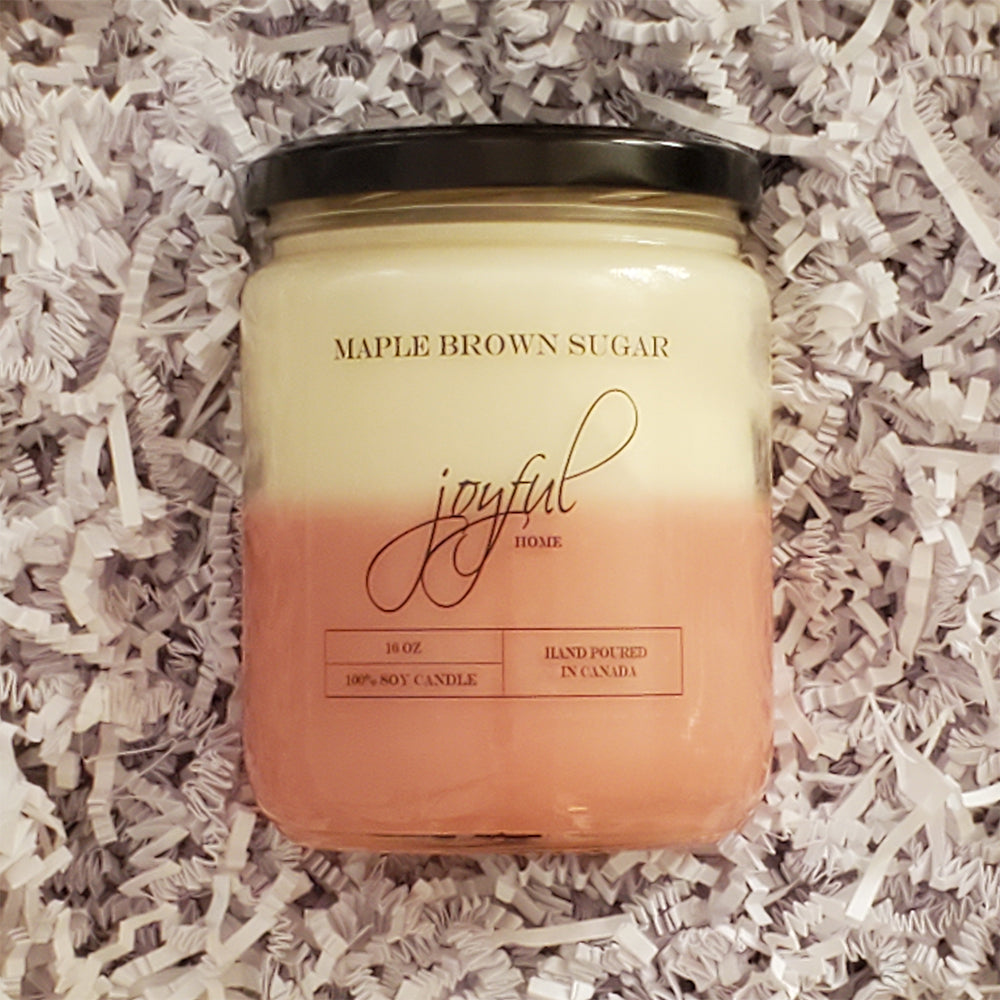 Maple Brown Sugar - 16 oz - Soy Wax Candle