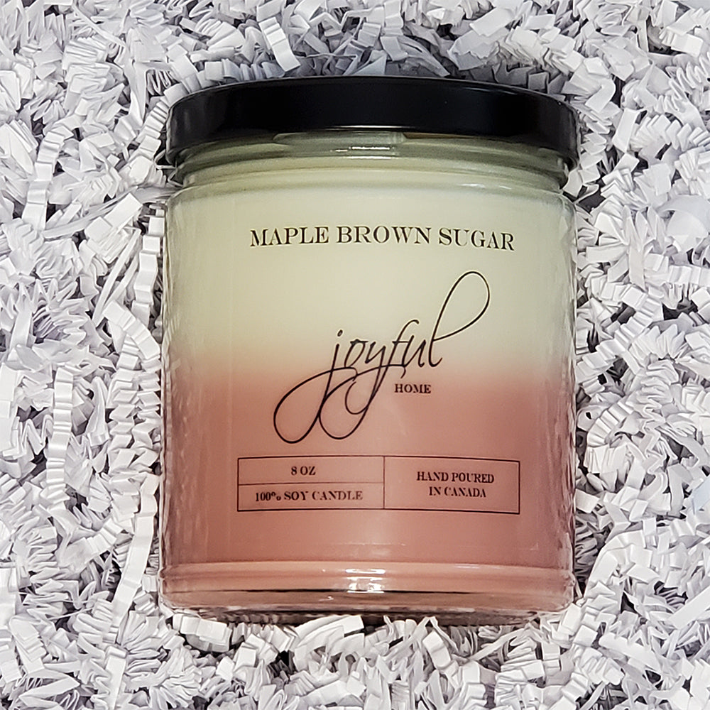 Maple Brown Sugar - 8 oz - Soy Wax Candle