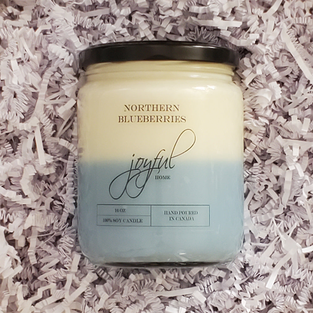 Northern Blueberries - 16 oz - Soy Wax Candle