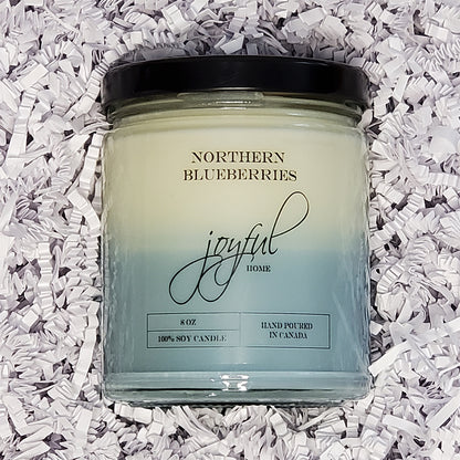 Northern Blueberries - 8 oz - Soy Wax Candle