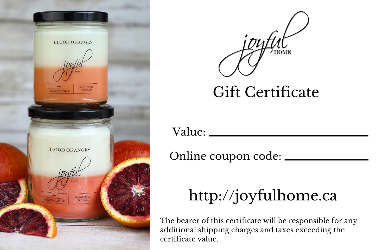 Gift Card - Joyful Home Inc.