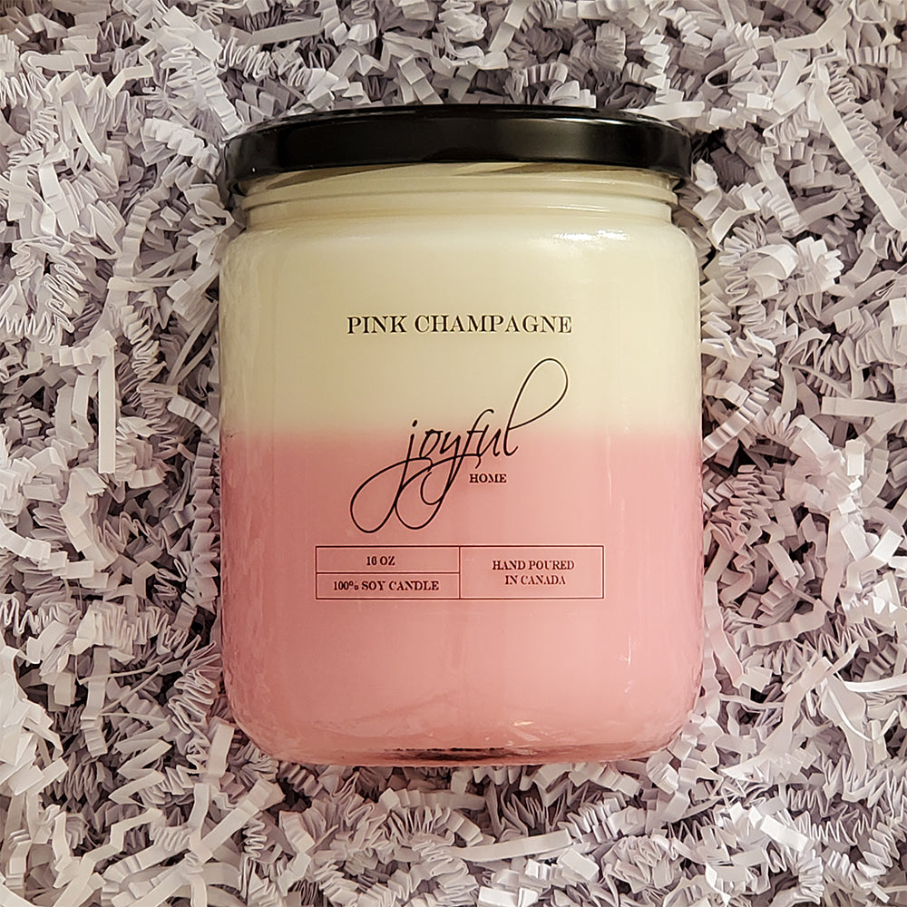 Pink Champagne - 16 oz - Soy Wax Candle