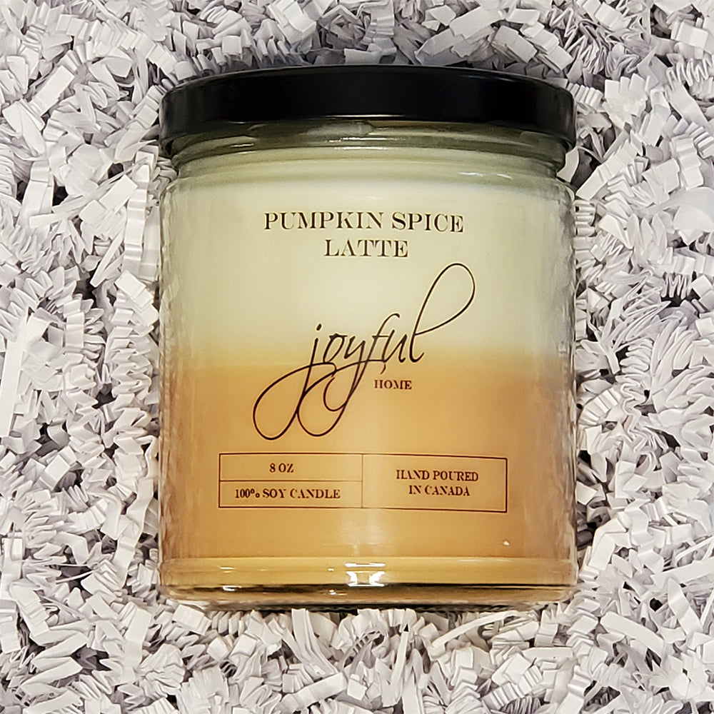 Pumpkin Spice Latte - 8 oz - Soy Wax Candle