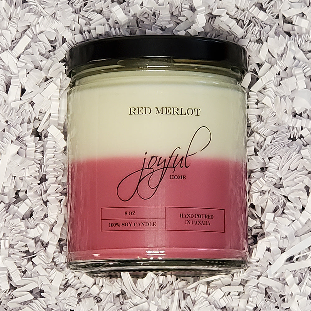 Red Merlot - 8 oz - Soy Wax Candle
