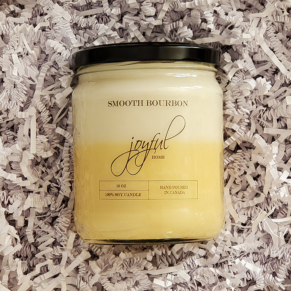 Smooth Bourbon - 16 oz - Soy Wax Candle