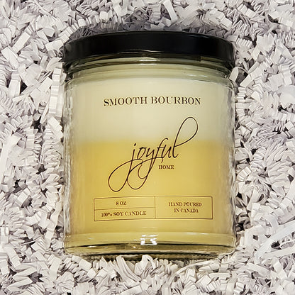 Smooth Bourbon - 8 oz - Soy Wax Candle