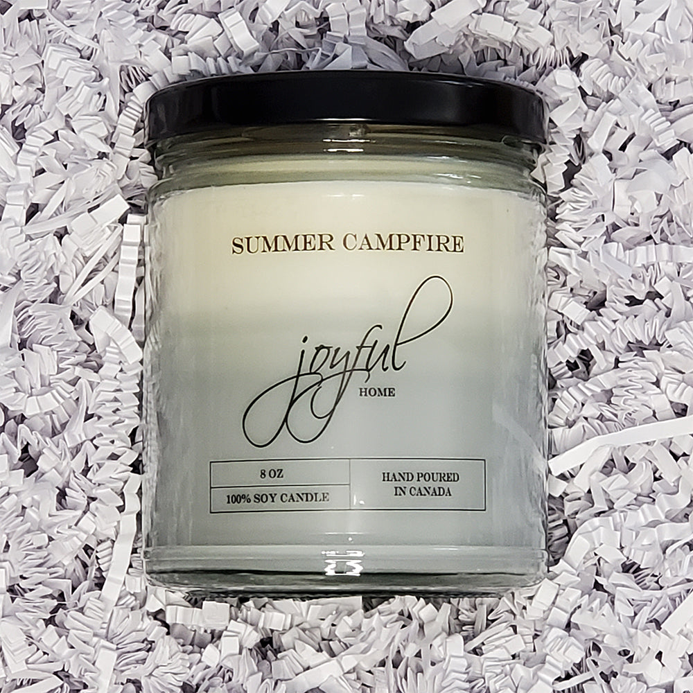Summer Campfire - 8 oz - Soy Wax Candle