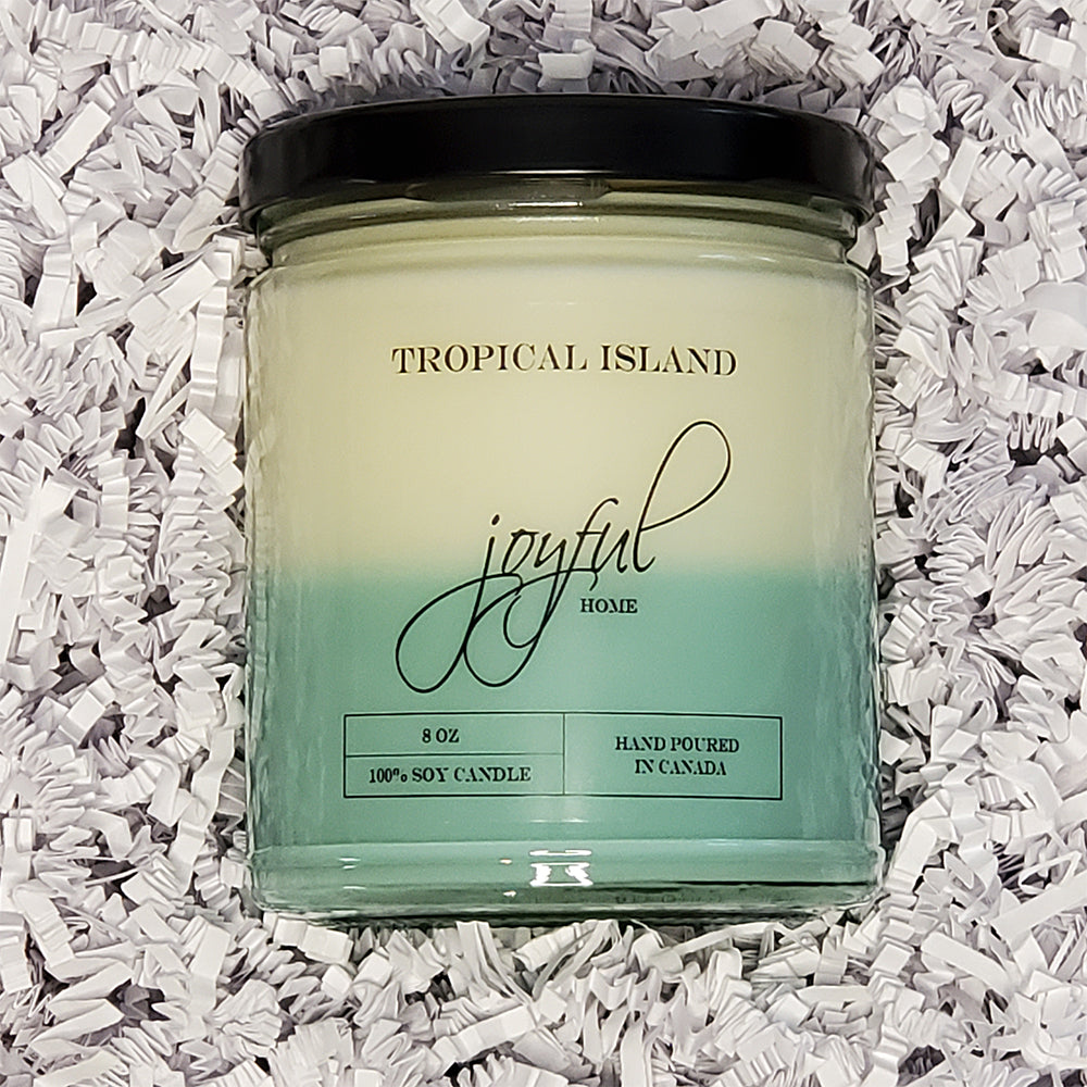 Tropical Island - 8 oz - Soy Wax Candle