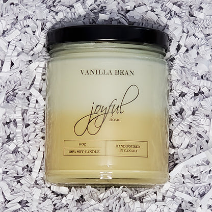 Vanilla Bean - 8 oz - Soy Wax Candle