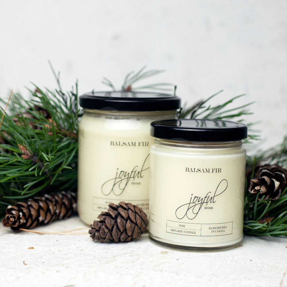 Balsam Fir Soy Wax Candles and Soy Wax Melts
