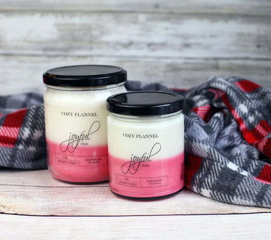 Cozy Flannel Soy Candles - Joyful Home Inc.