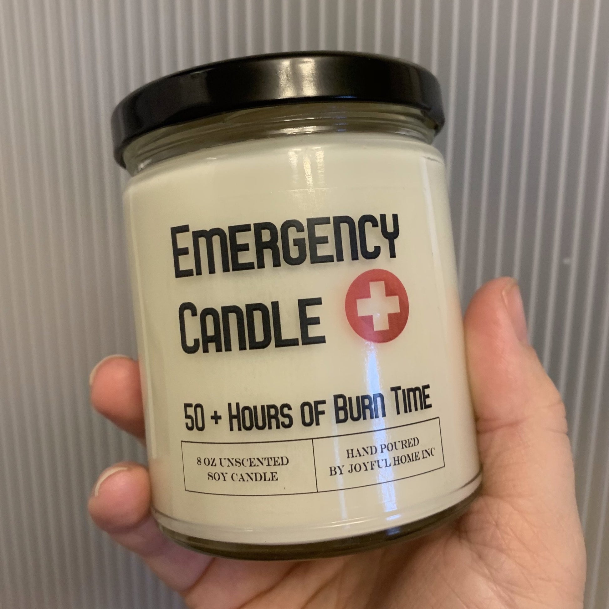 Emergency Soy Candle - Joyful Home Inc.