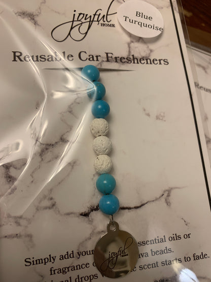 Reusable Car Fresheners with Lava Beads - Joyful Home Inc.