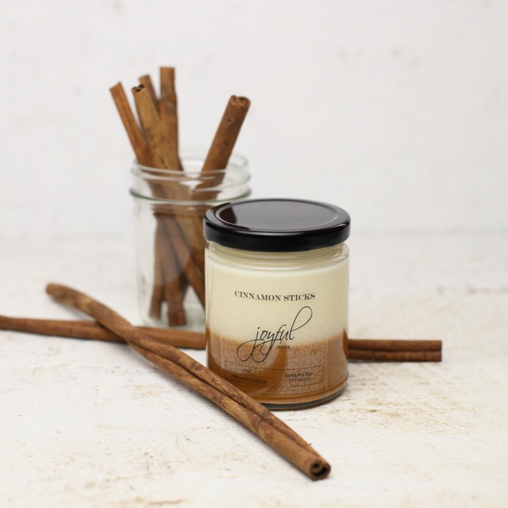 Cinnamon Sticks Soy Candles - Joyful Home Inc.