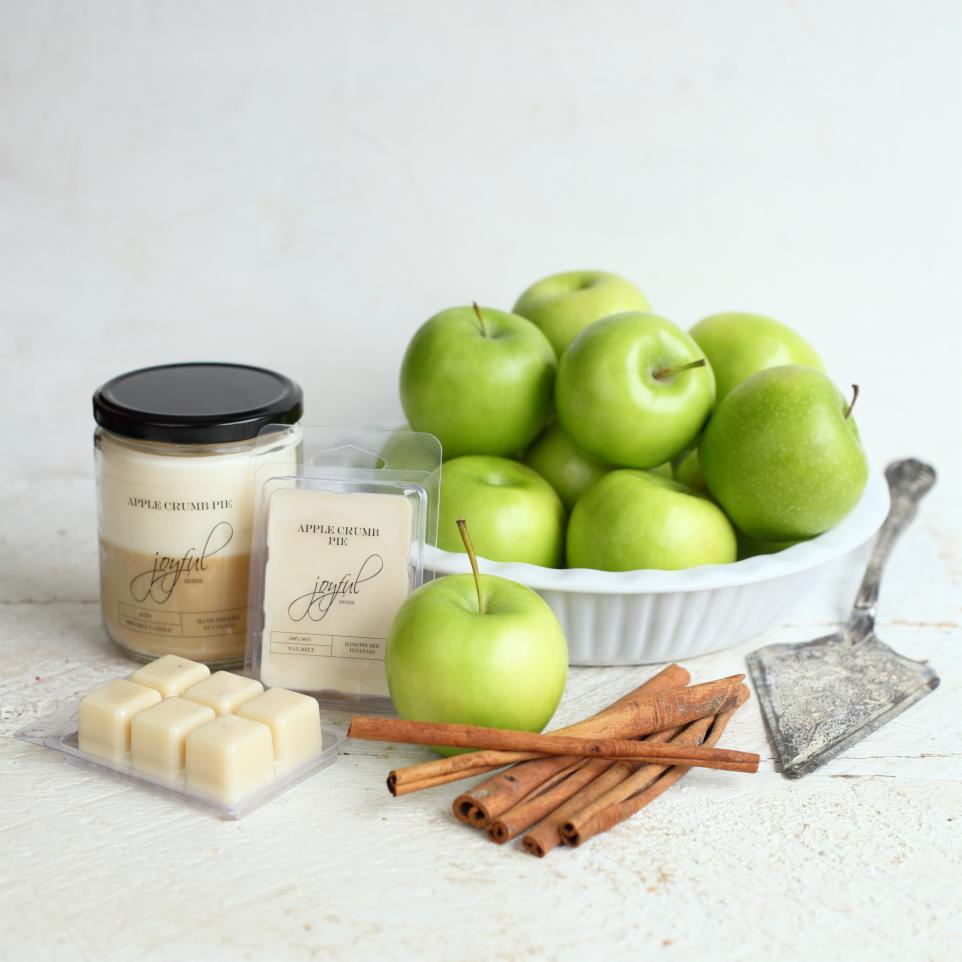 Apple Crumb Pie Soy Wax Candles & Spy Wax Melts