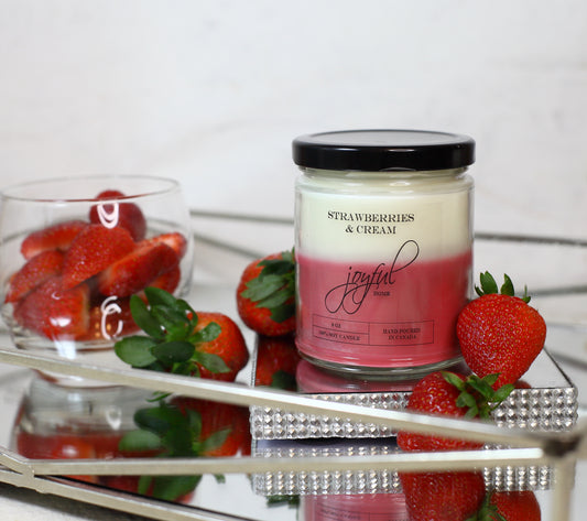 Strawberries & Cream Candle - Joyful Home Inc.