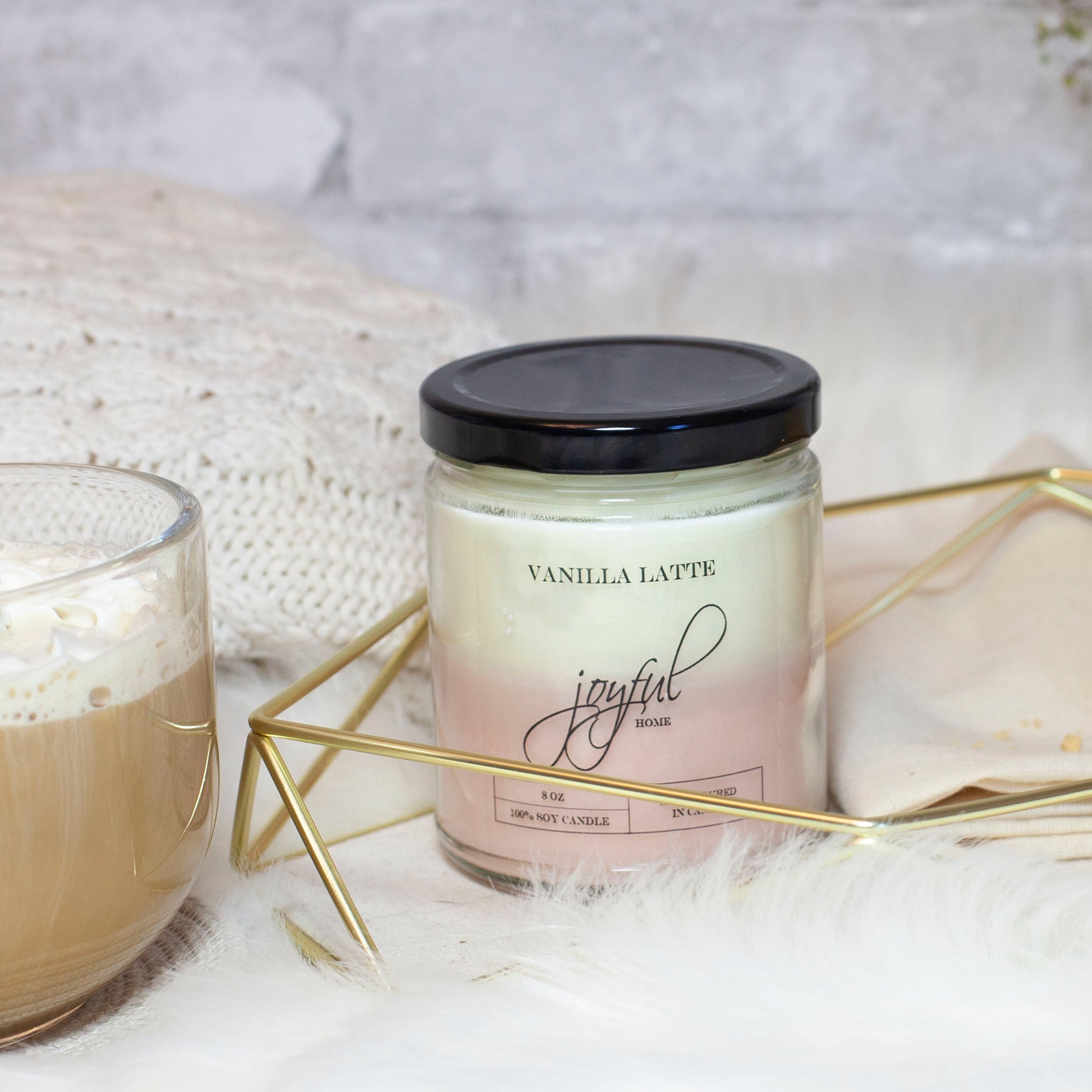 Vanilla Latte Soy Candles - Joyful Home Inc.